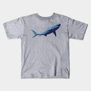 Shark Series - She Swam My Way - No Text Kids T-Shirt